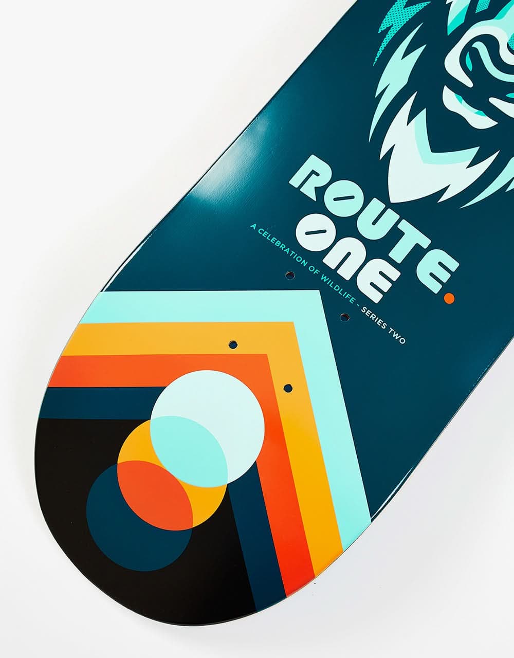 Route One Horned Beasts Skateboard Deck - 8.5"