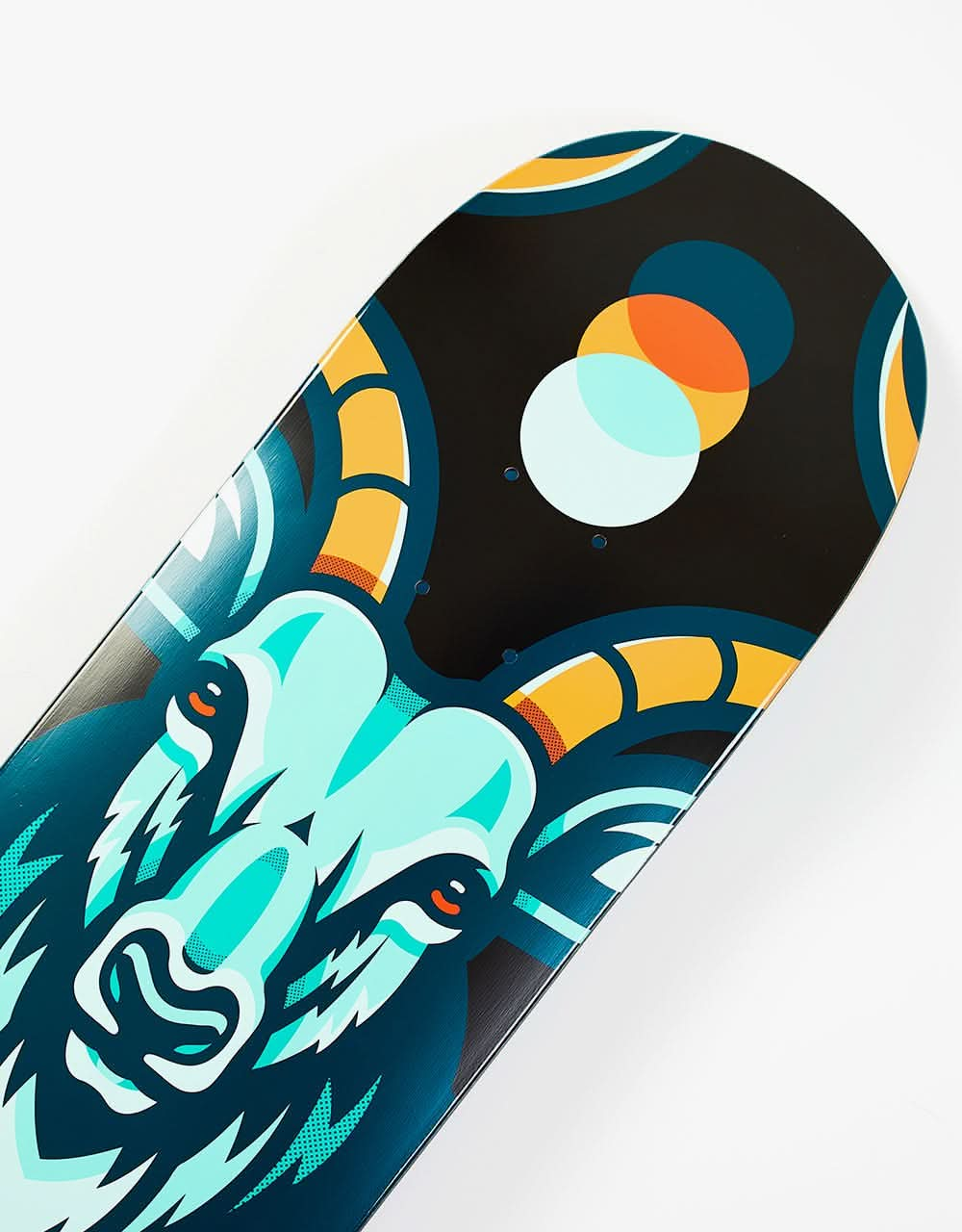 Route One Horned Beasts Skateboard Deck - 8.5"