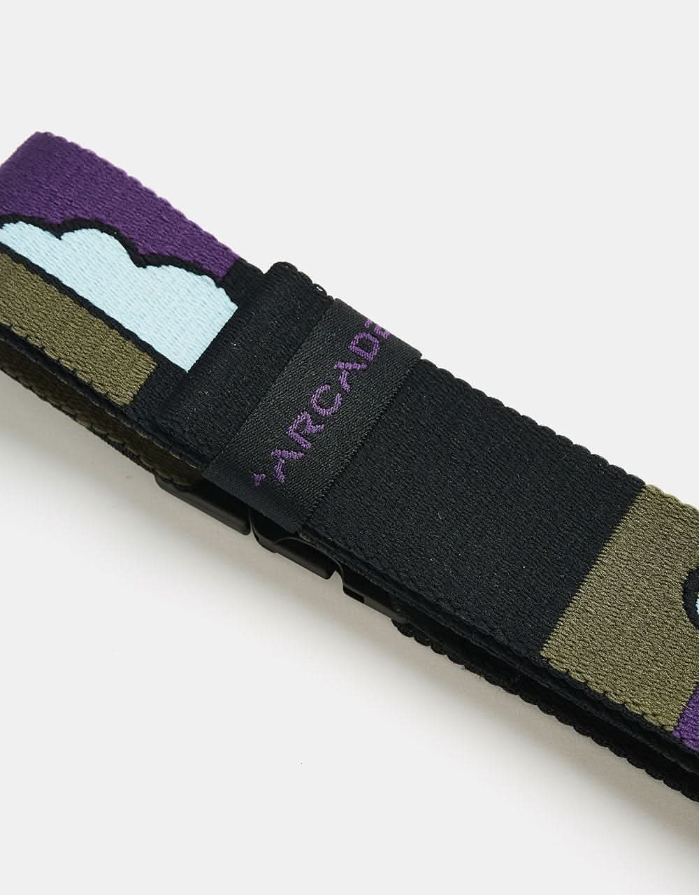 Arcade x Hannah Eddy Wave Hello Belt - Black/Ivy Green