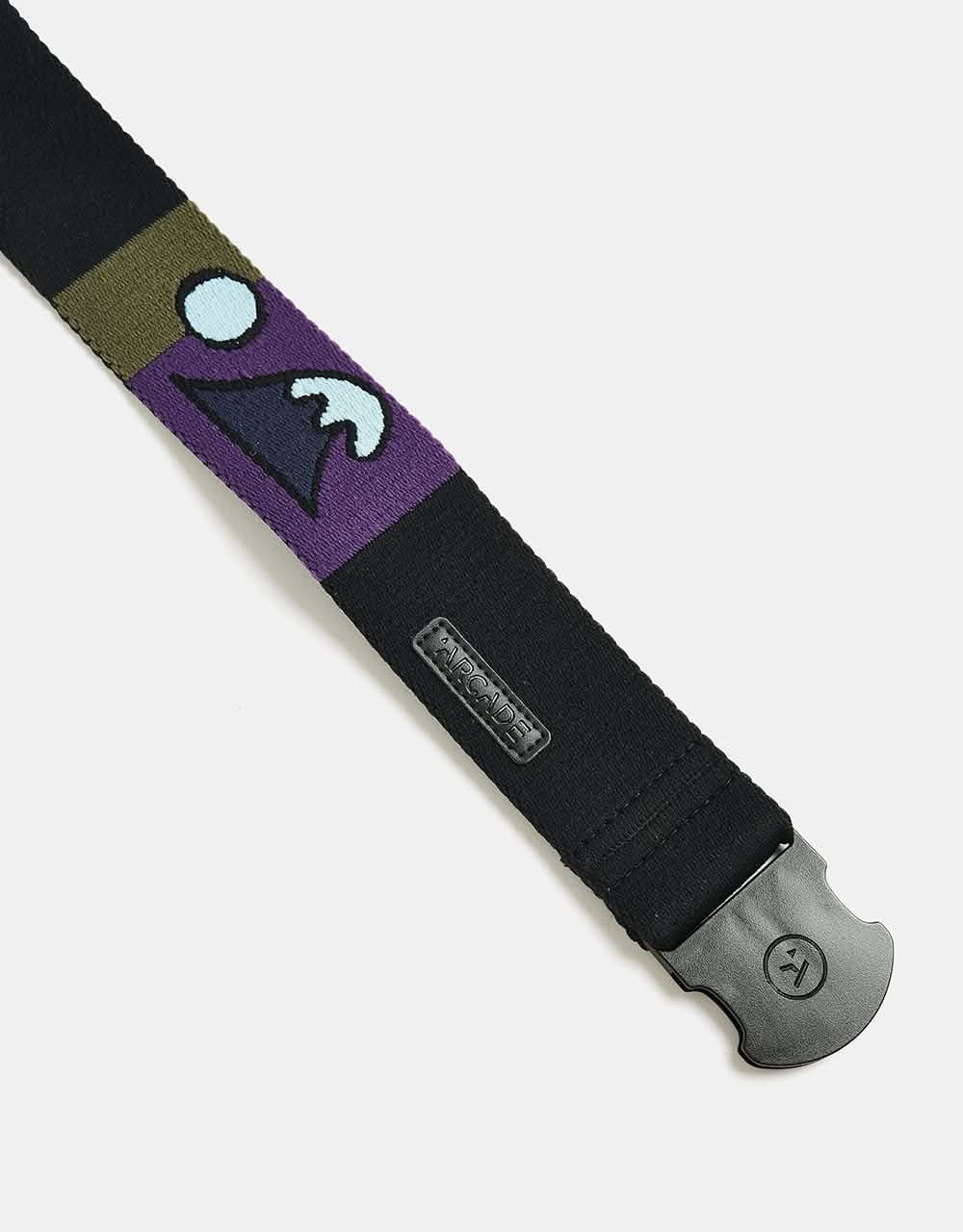 Arcade x Hannah Eddy Wave Hello Belt - Black/Ivy Green