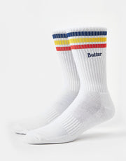 Butter Goods Stripe Socks - White