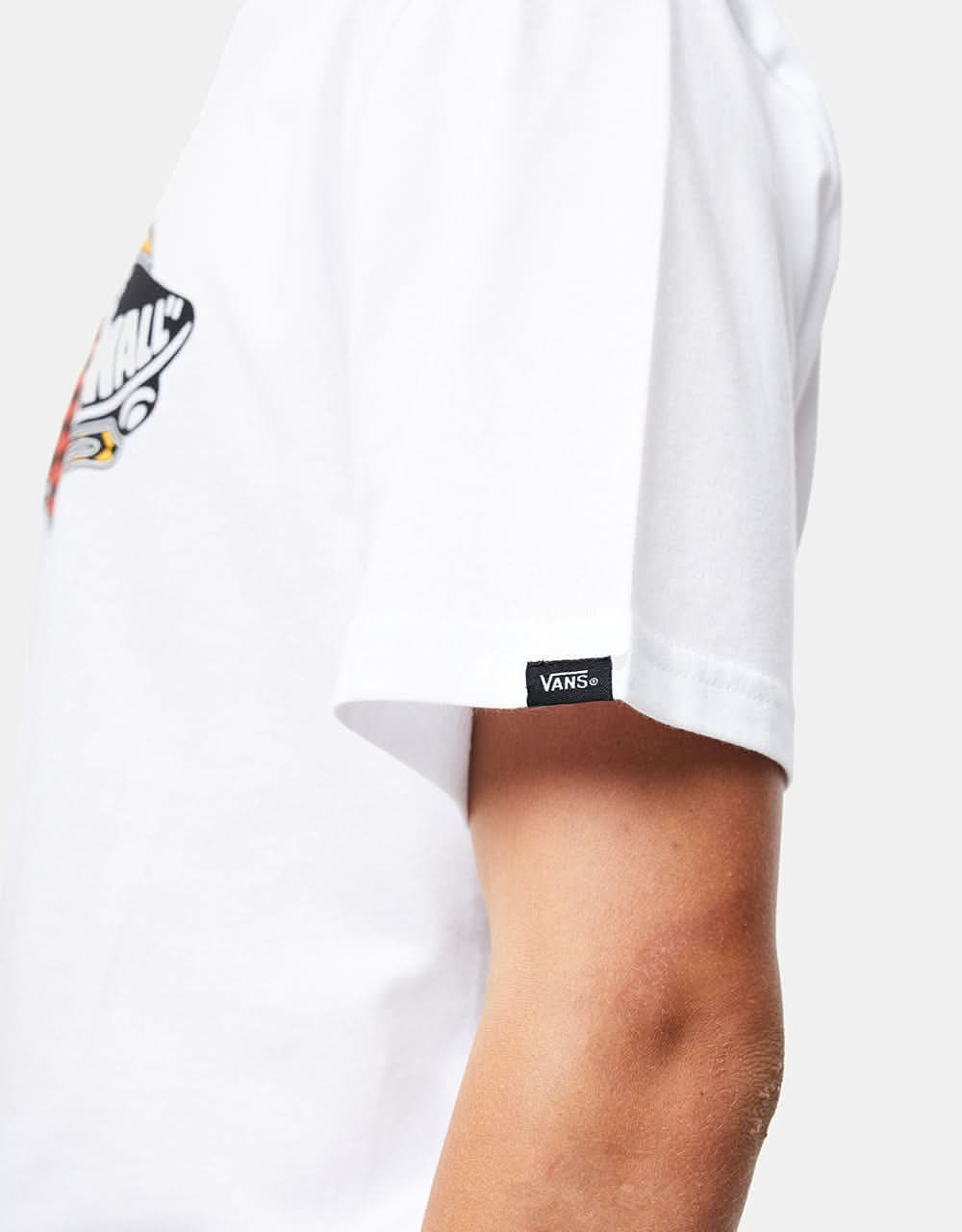 Vans Flame Kids T-Shirt - White