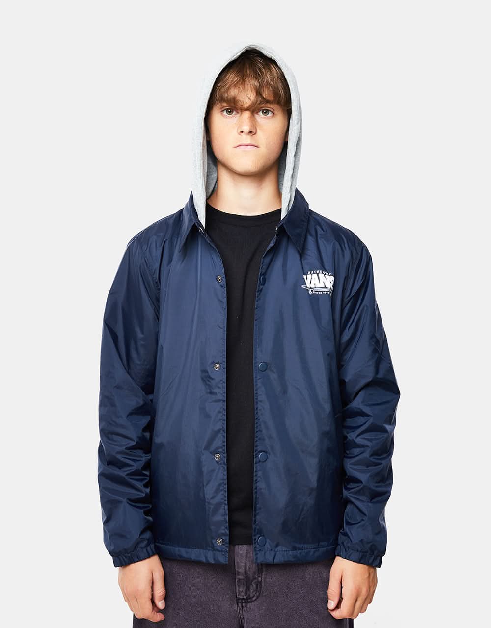 Vans Riley Kids Hooded Jacket - Dress Blues/Authenic Vans SK8