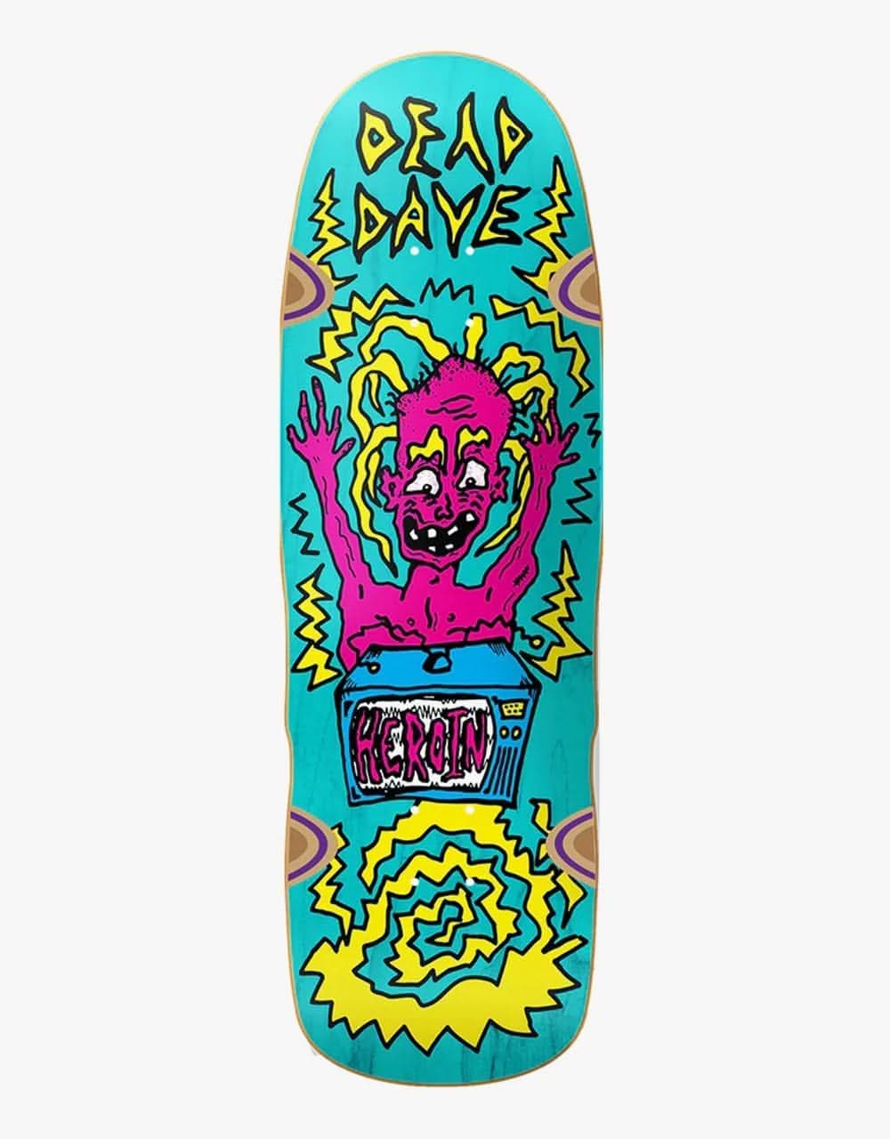 Heroin Dead Dave TV Casualty Skateboard Deck - 10.125"