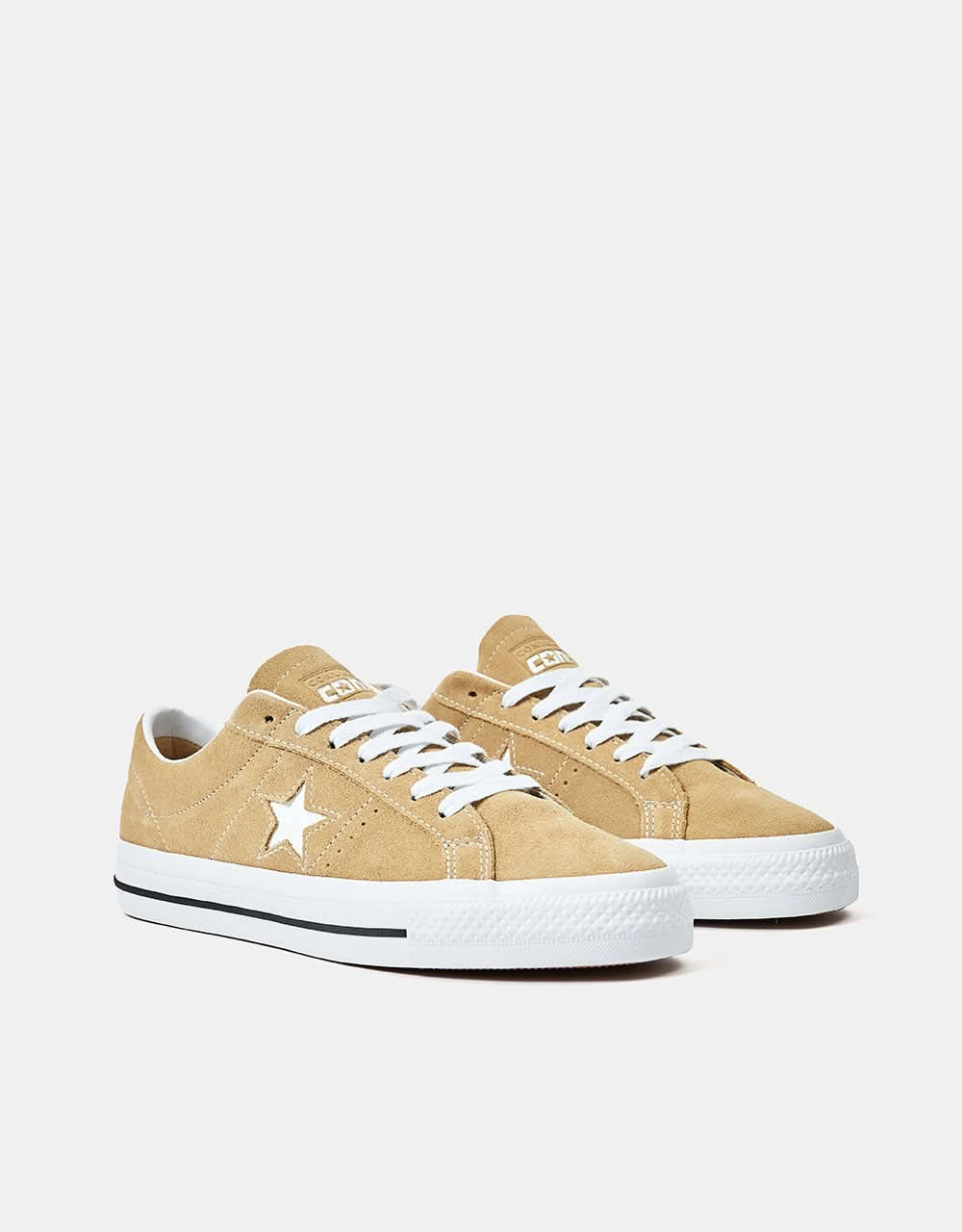 Converse One Star Pro Ox Suede zapatos de skate - Nomad Caqui/Negro/Garza