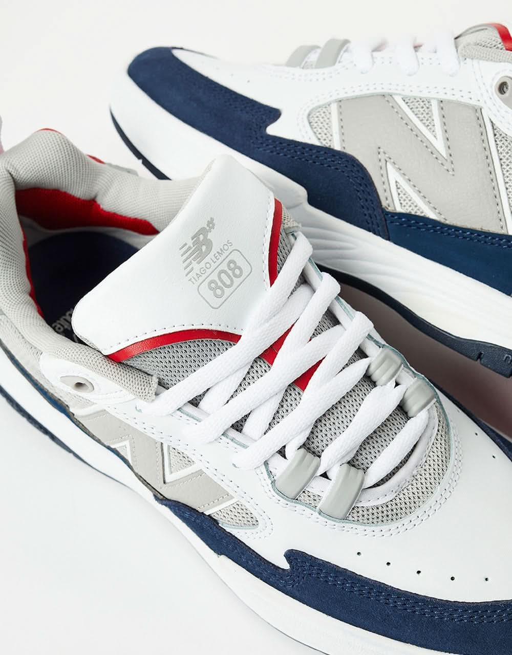 New Balance Numeric 808 Skate Shoes - White/Navy