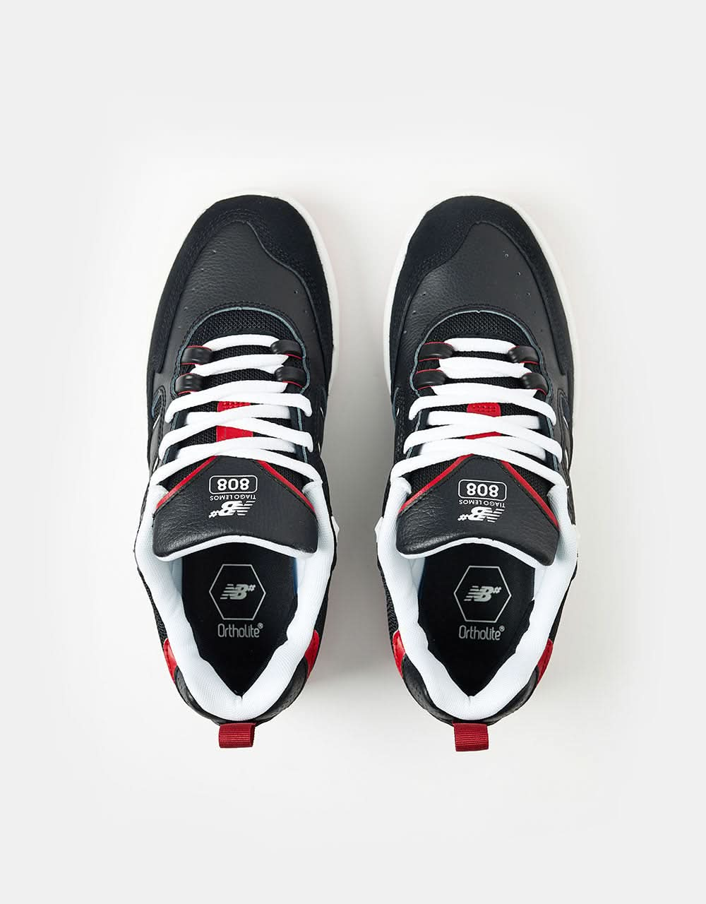 New Balance Numeric 808 Skate Shoes - Black/Red