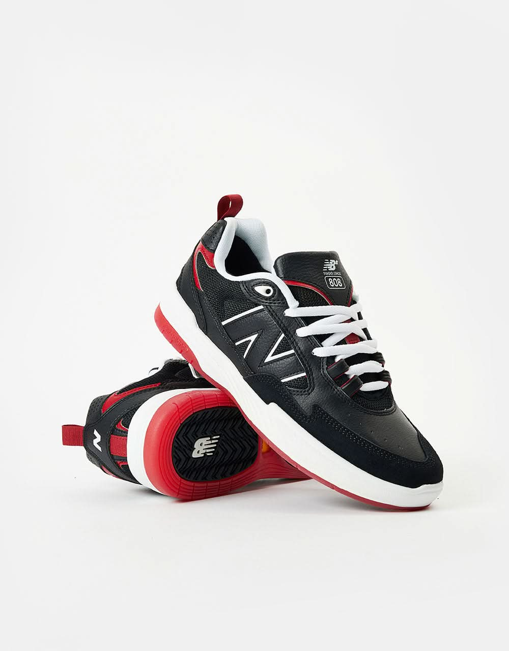 New Balance Numeric 808 Skate Shoes - Black/Red