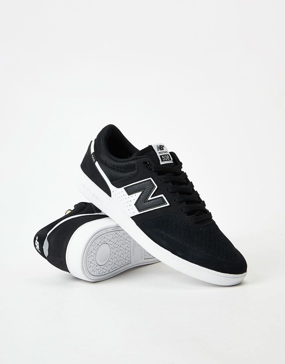 New Balance Numeric 508 Skate Shoes - Black/White