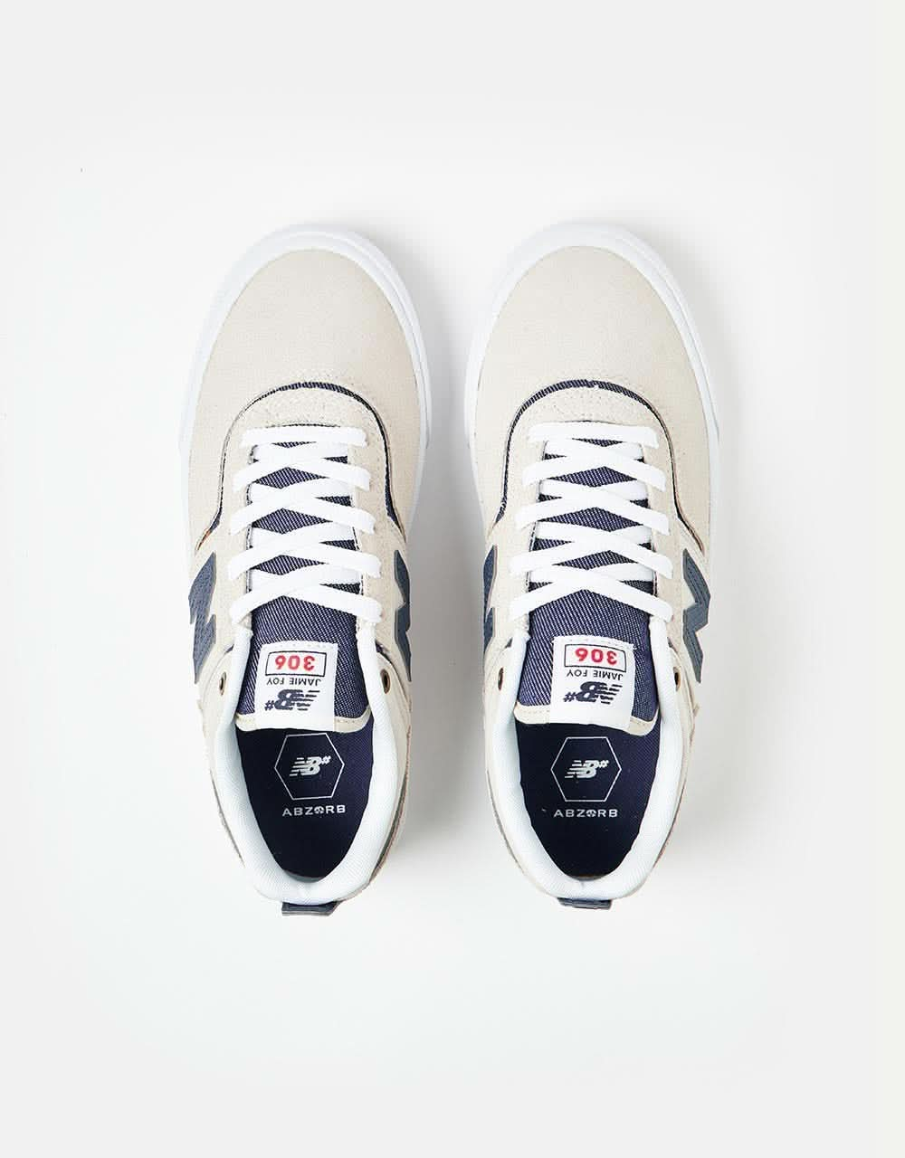 New Balance Numeric Jamie Foy 306 Skate Shoes - Sea Salt/Navy