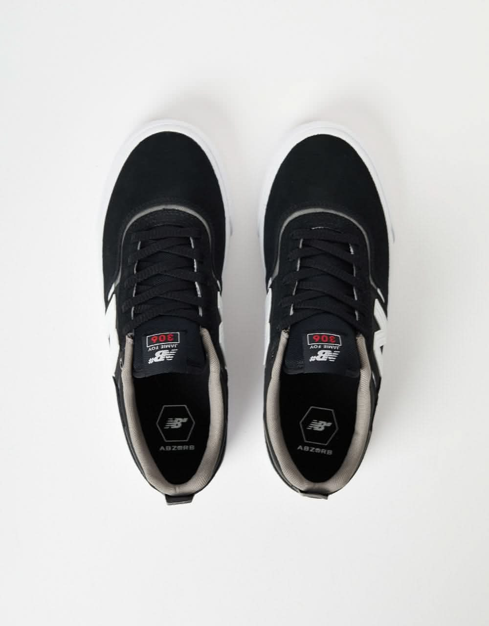 New Balance Numeric Jamie Foy 306 Skate Shoes - Black/White