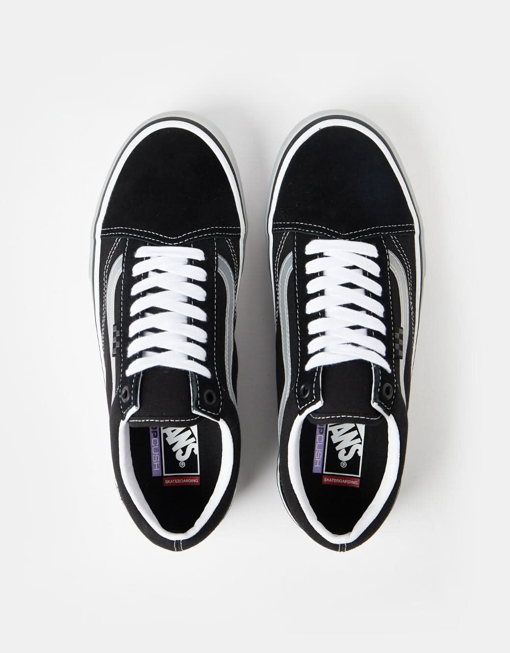 Scarpe Vans Skate Old Skool - (gomma traslucida) Nero/Trasparente