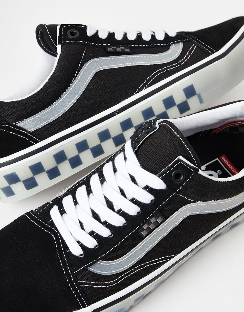 Vans Skate Old Skool Shoes - (Translucent Rubber) Black/Clear