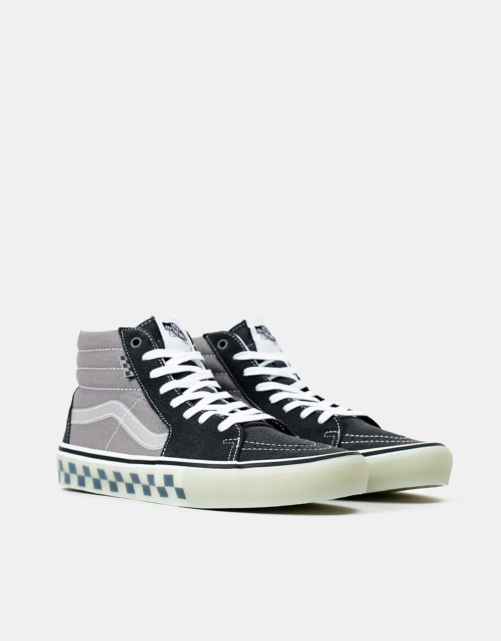 Scarpe Vans Skate SK8-Hi - (gomma traslucida) Grigie