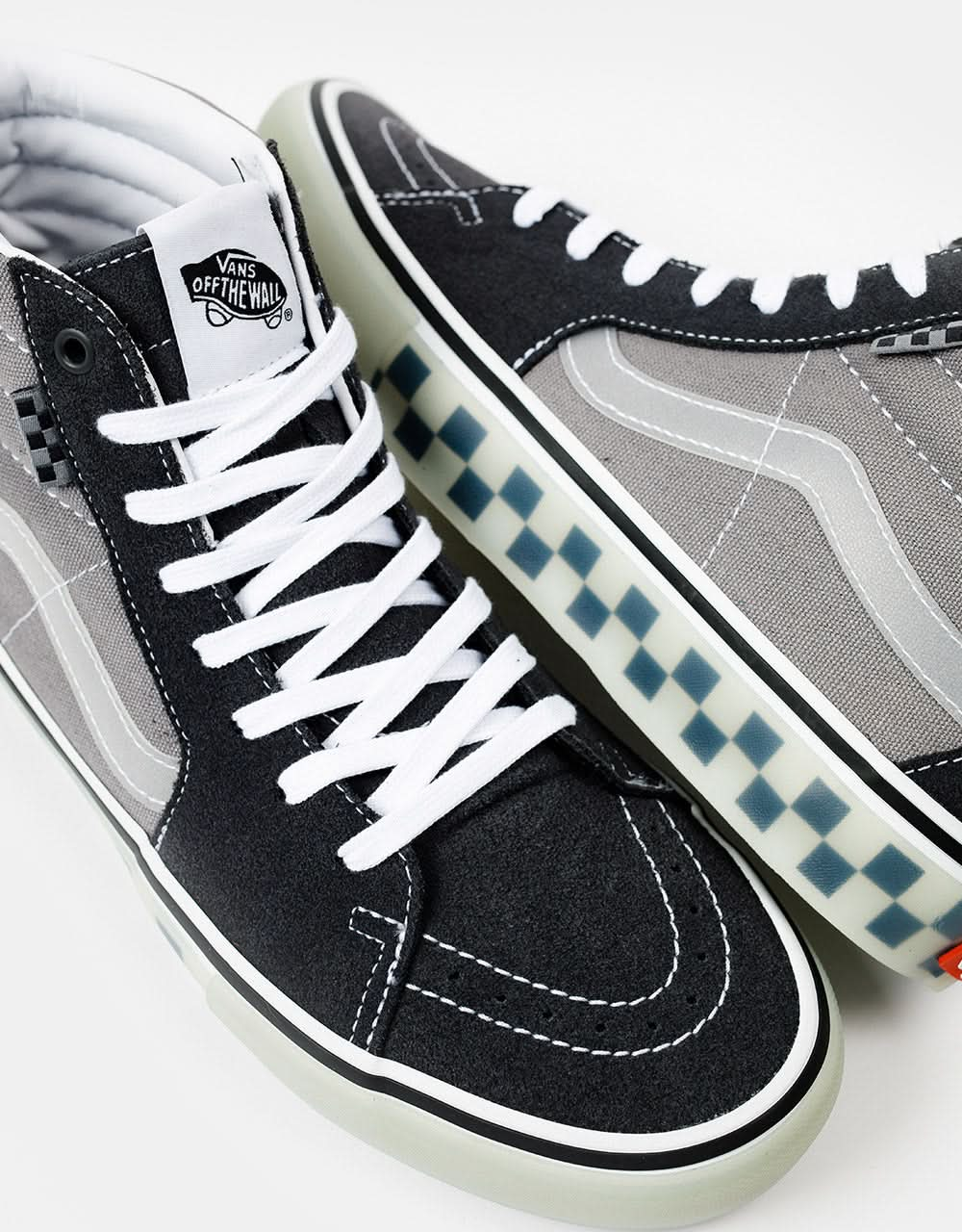 Vans Skate SK8-Hi Schuhe – (Transluzentes Gummi) Grau