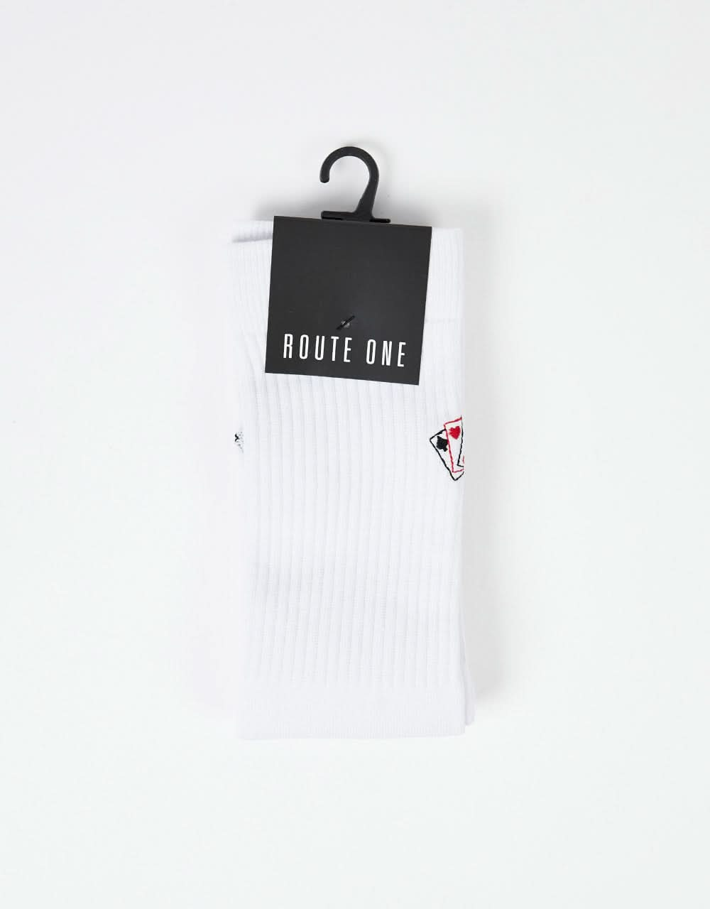 Route One Flush Socken – Weiß