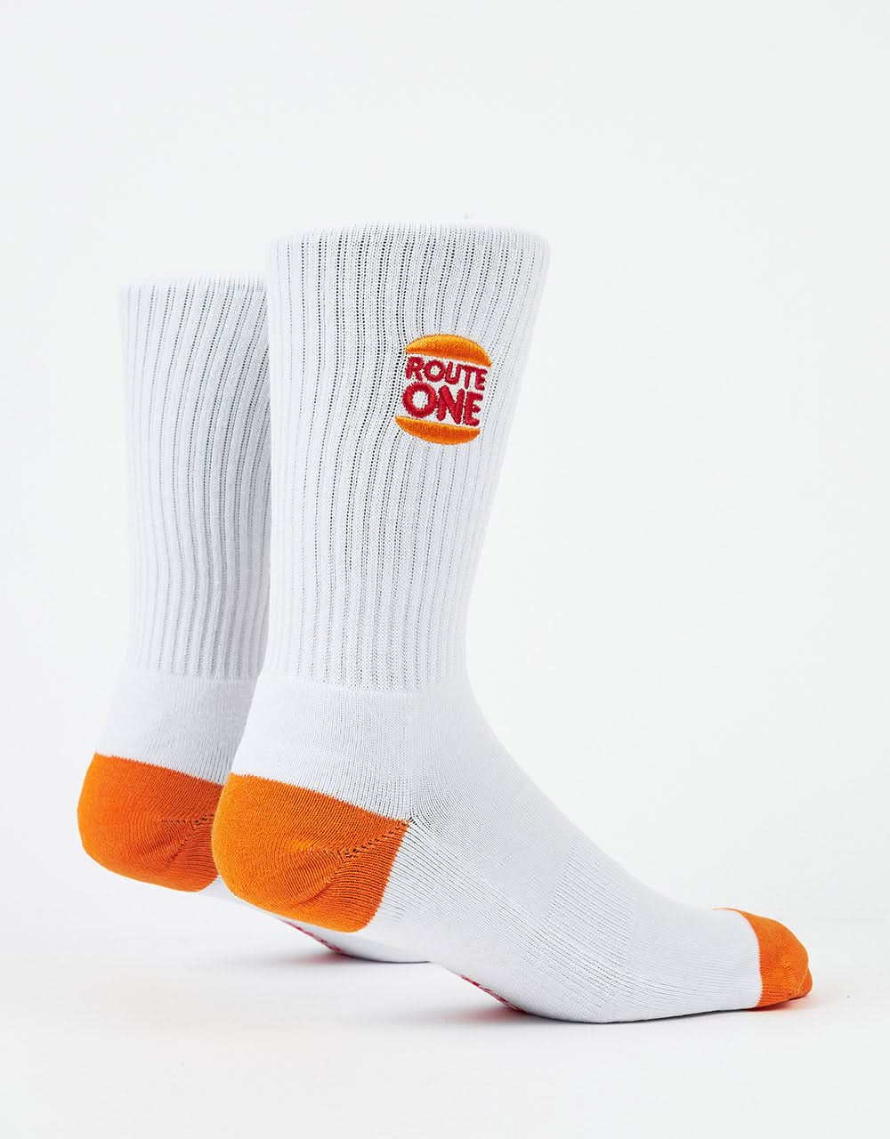 Route One King Socks - White