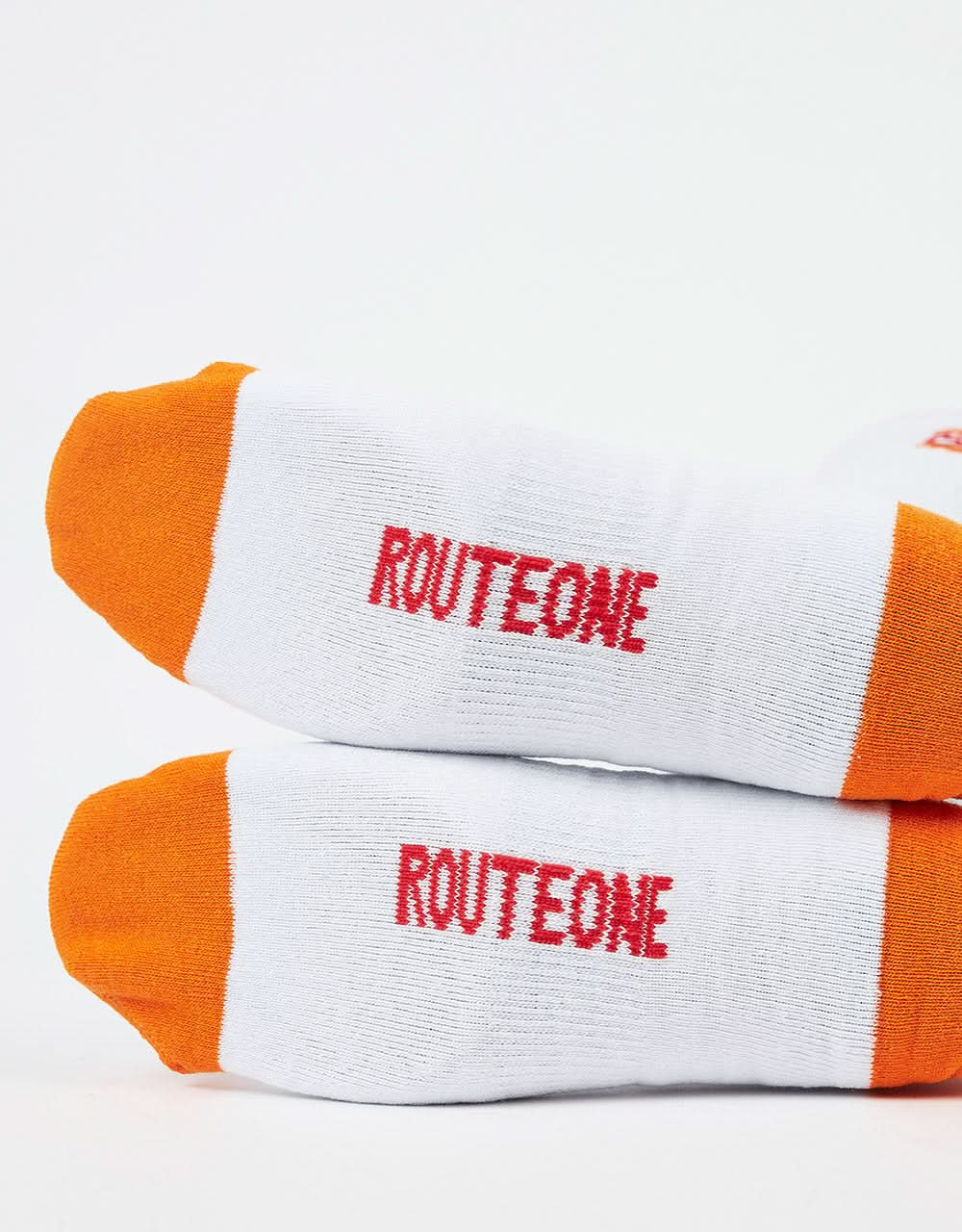 Route One King Socken – Weiß