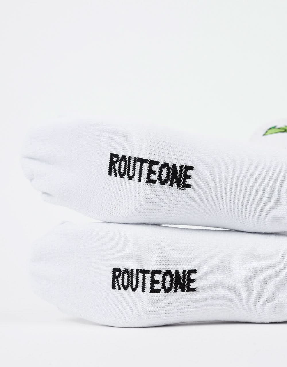 Route One Nice Pear Socks - White