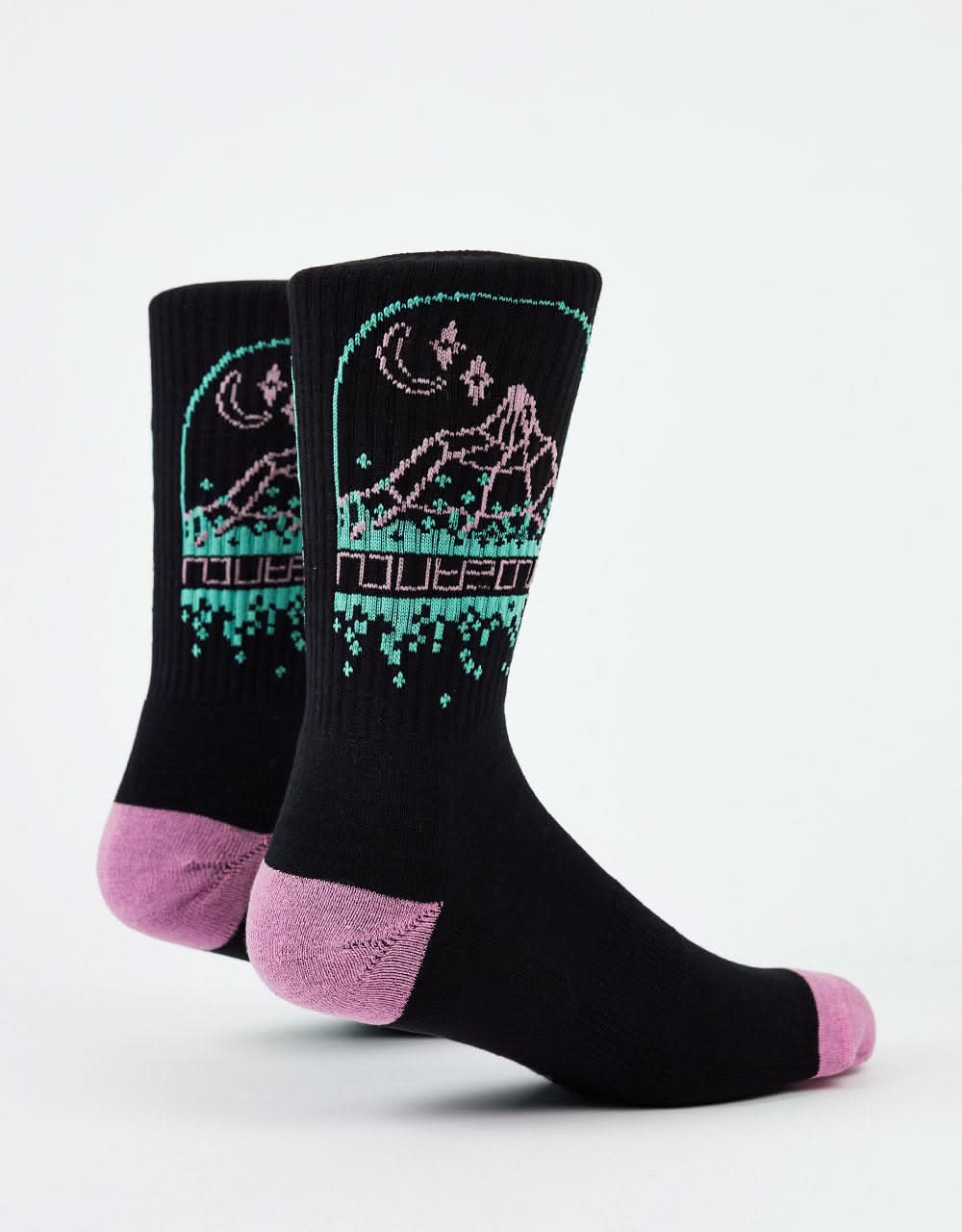 Route One Peak Socks - Black