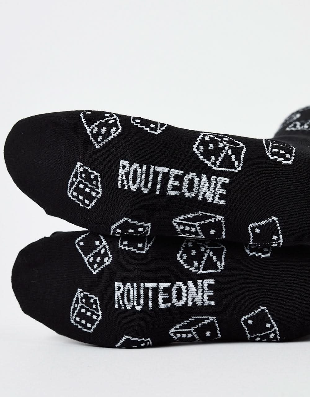 Calcetines Route One Dice - Negro