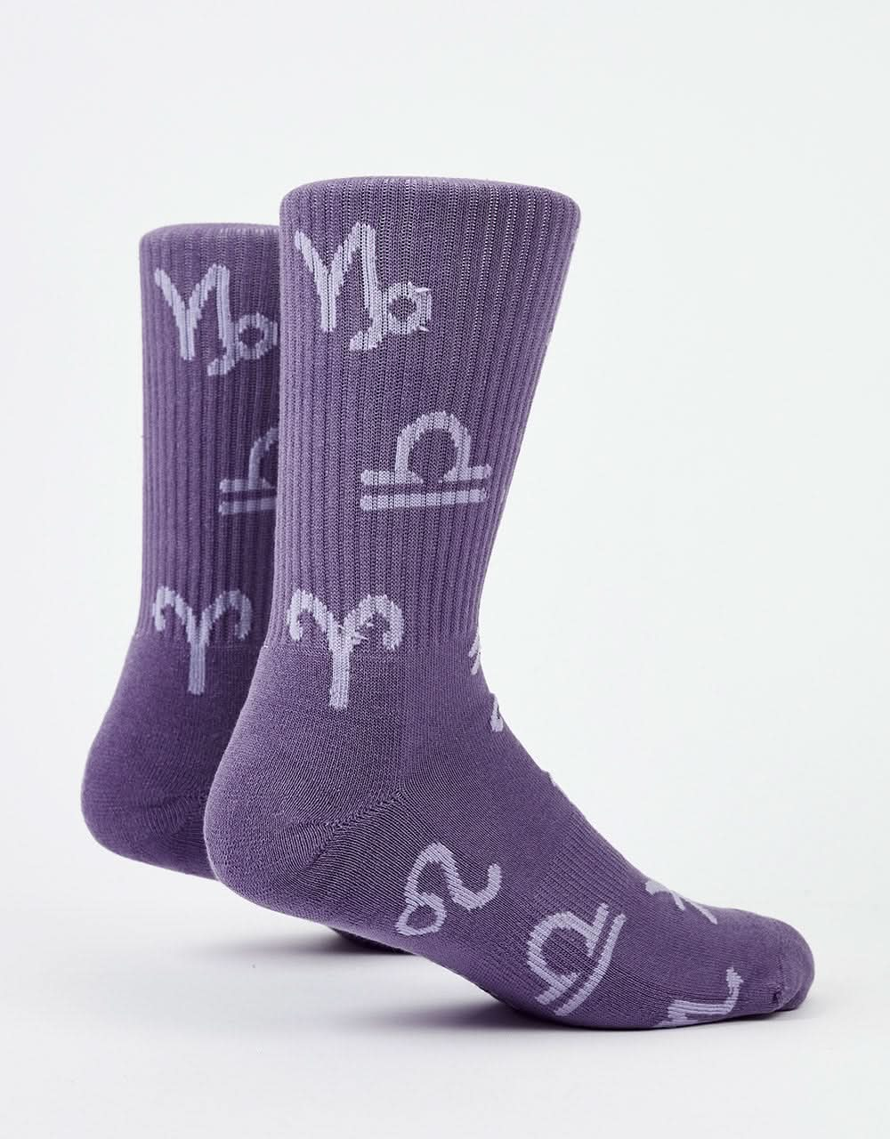 Route One Zodiac Socks - Lavender Blue