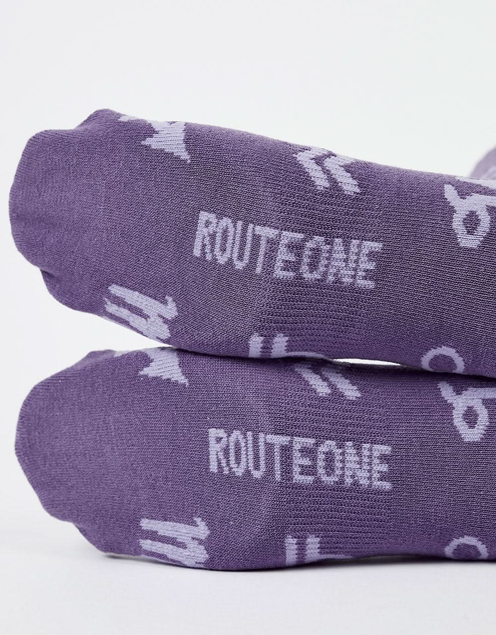 Chaussettes Route One Zodiac - Bleu Lavande