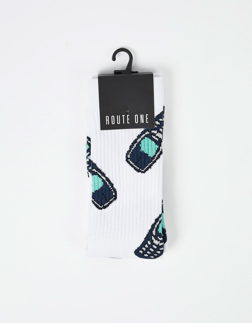 Route One 3310 Socken – Weiß