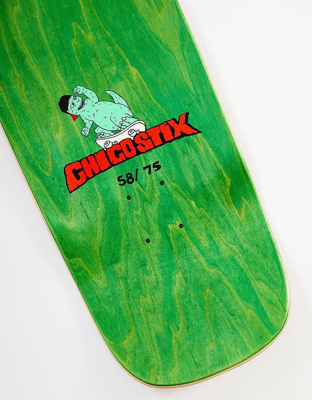 Chico Stix Gzilla Double Kick Skateboard Deck - 9.5”