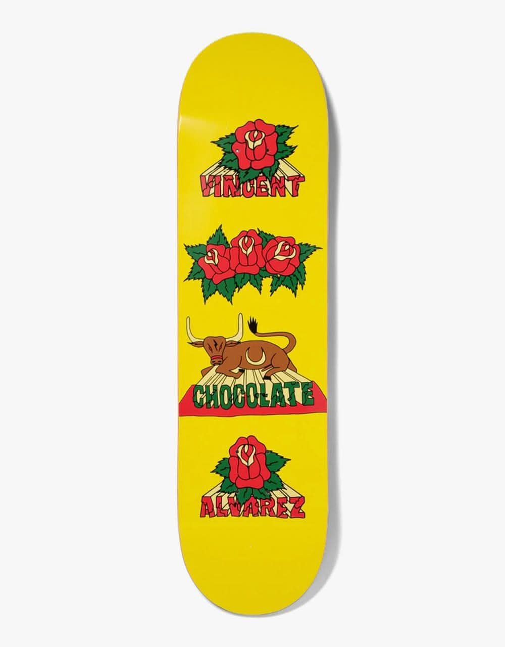 Chocolate Alvarez Toro Skateboard Deck - 8.25"