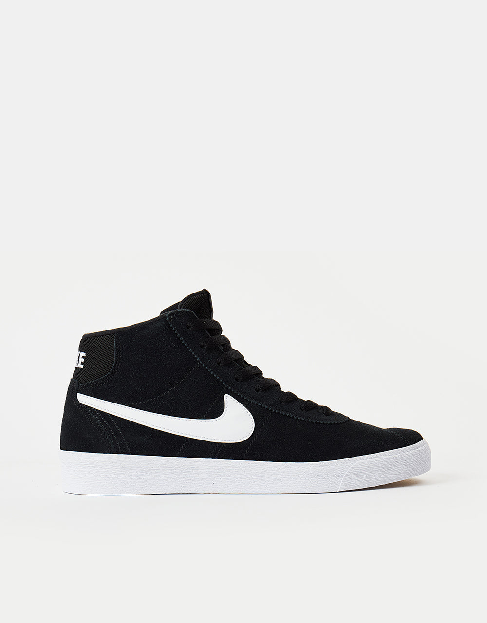 Nike SB Bruin High Zapatos de skate - Negro/Blanco-Negro-Goma Marrón claro