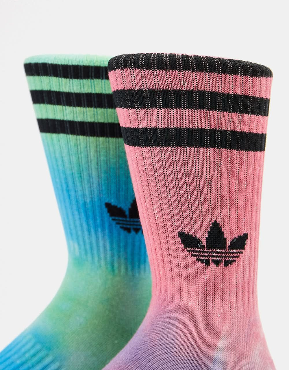 adidas Batik Crew 2 Pack Socks - Pulse Magenta/Black