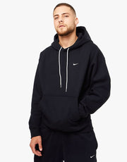 Nike Solo Swoosh Pullover Hoodie – Schwarz/Weiß