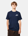 Nike SB Logo T-Shirt - Midnight Navy