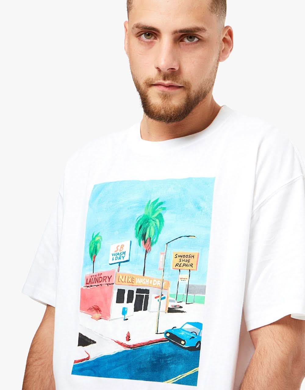 Nike SB Laundry T-Shirt - White