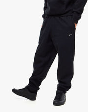 Nike Solo Swoosh Jogginghose – Schwarz/Weiß