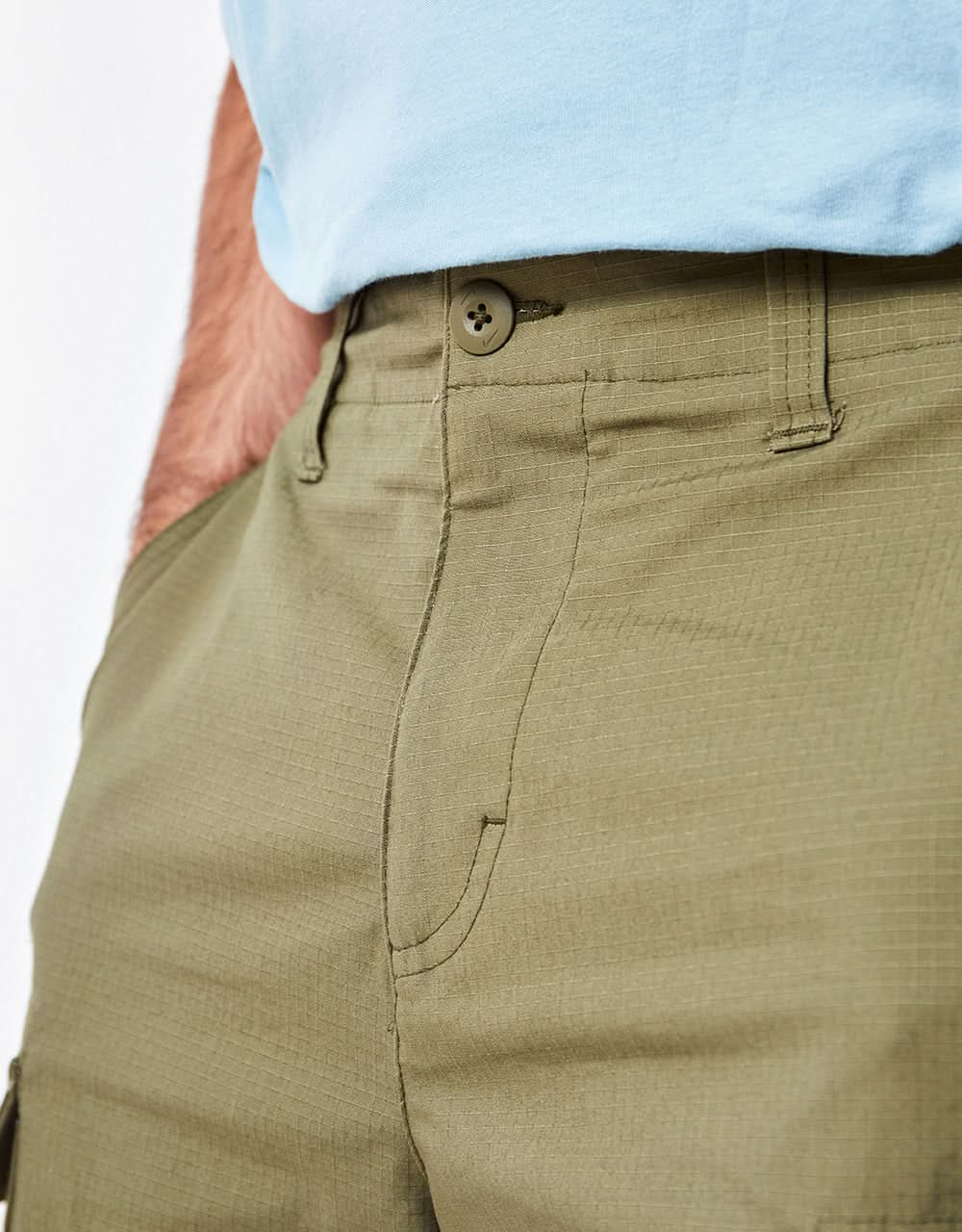 Nike SB Kearny Cargo Short - Olive moyen/Blanc