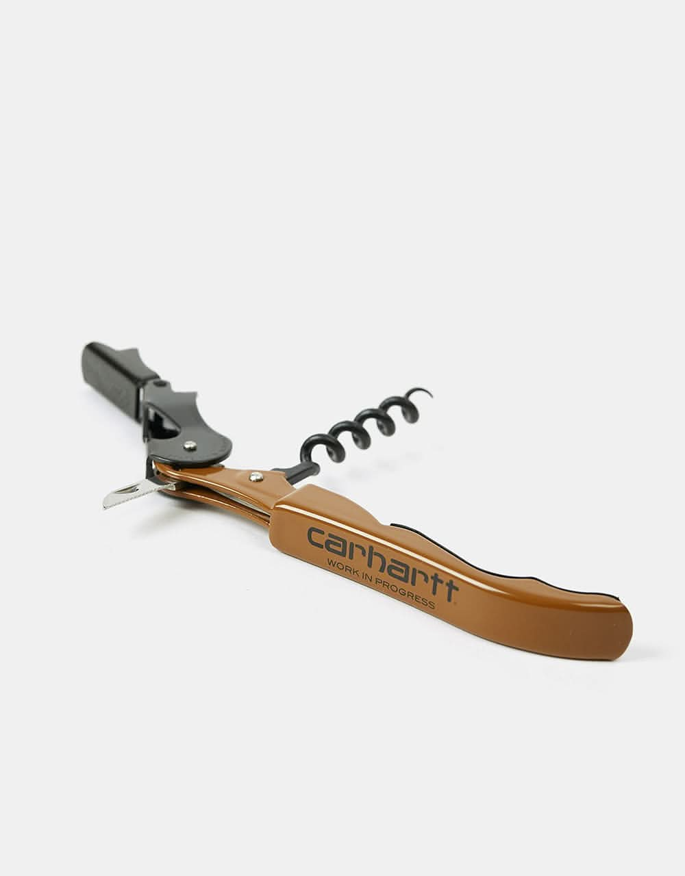 Carhartt WIP Script Pulltaps Corkscrew - Hamilton Brown/Black