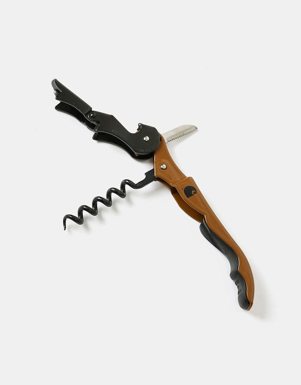 Carhartt WIP Script Pulltaps Corkscrew - Hamilton Brown/Black