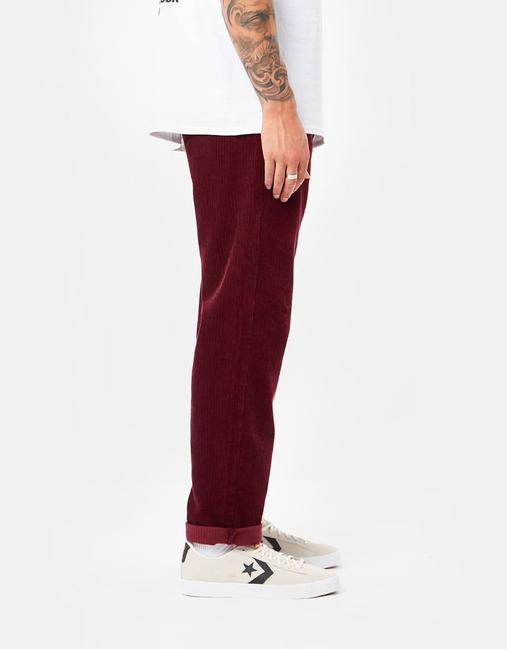 Route One Relaxed Fit Big Wale Cords - Port