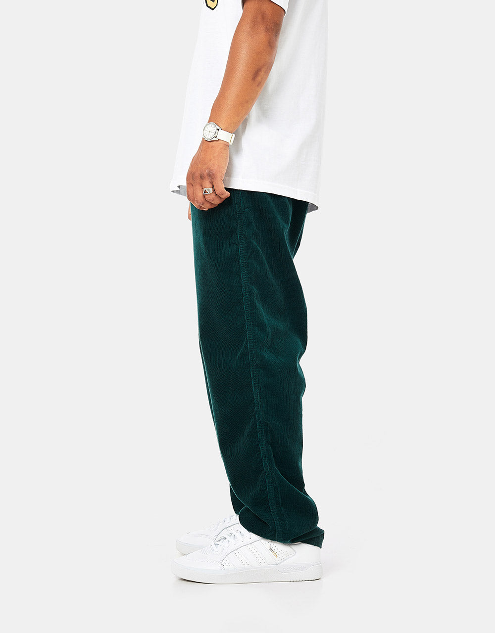 Pantalones de playa Route One Classic Cord - Verde Bosque