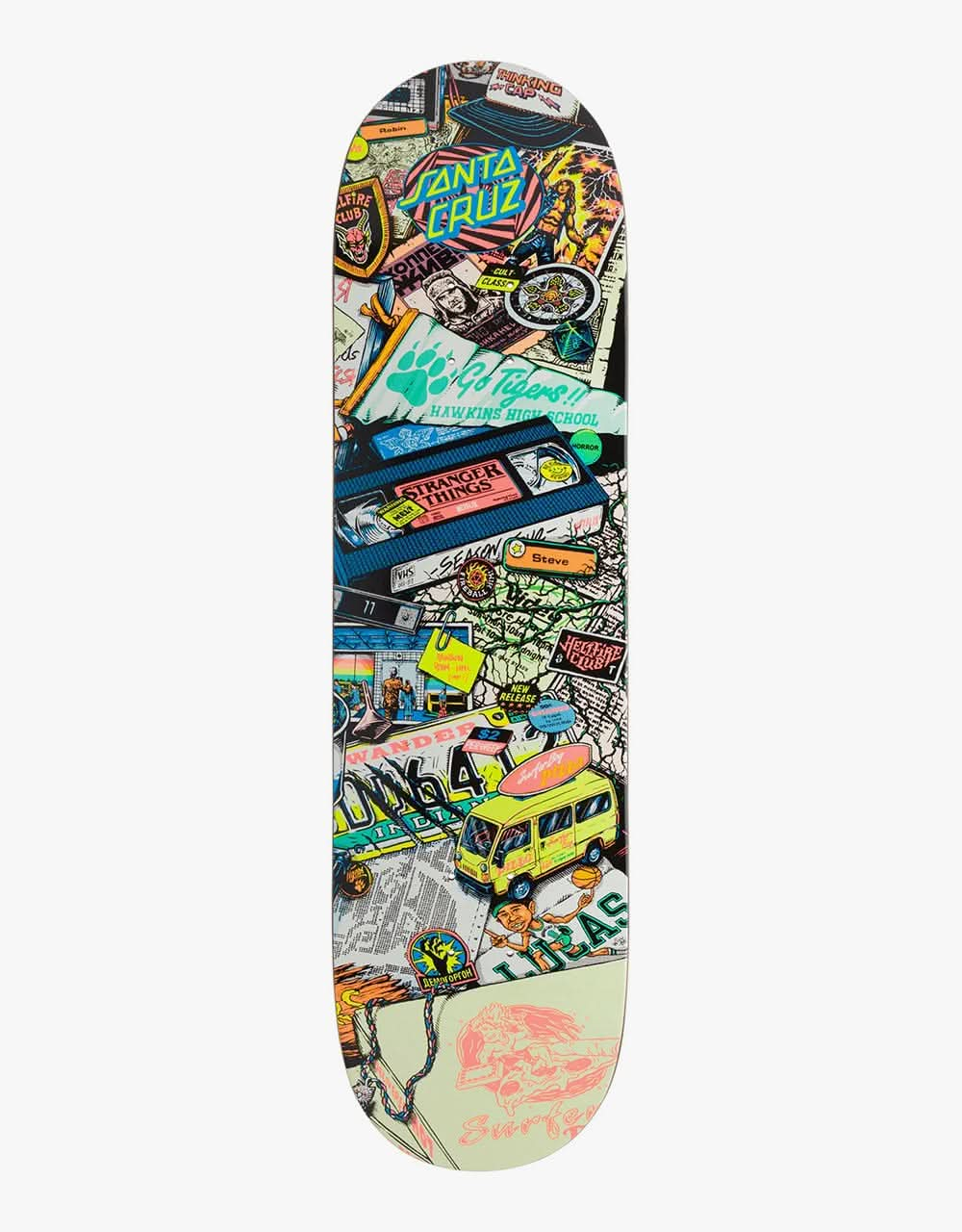 Santa Cruz x Stranger Things Season 4 Skateboard Deck - 8.25"