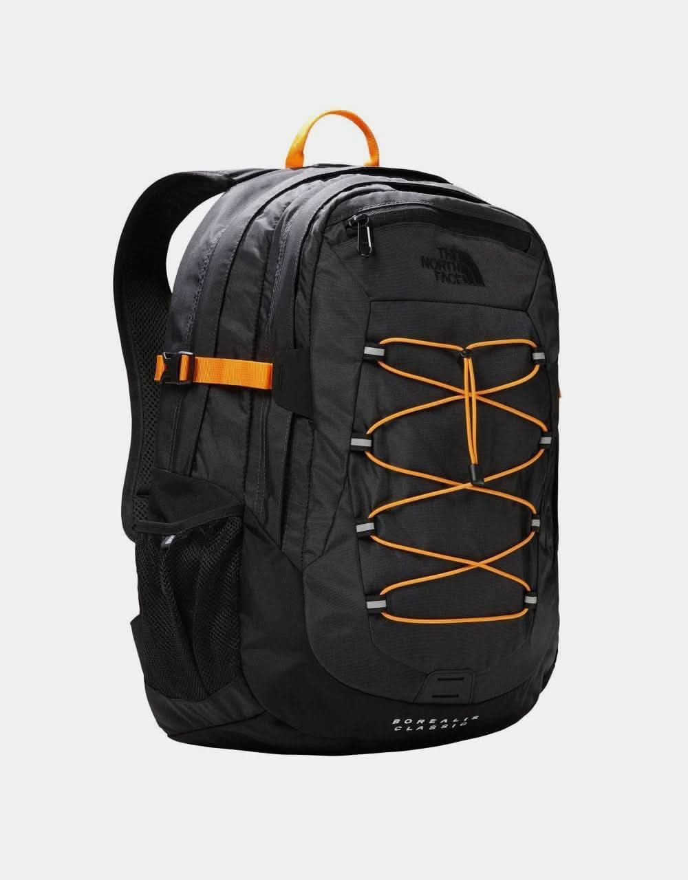 The North Face Borealis Classic Backpack - Asphalt Grey/Cone Orange