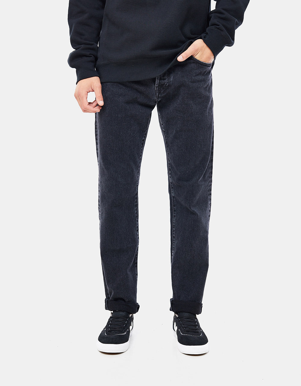 Carhartt WIP Klondike Pant - Black (Stone Washed)