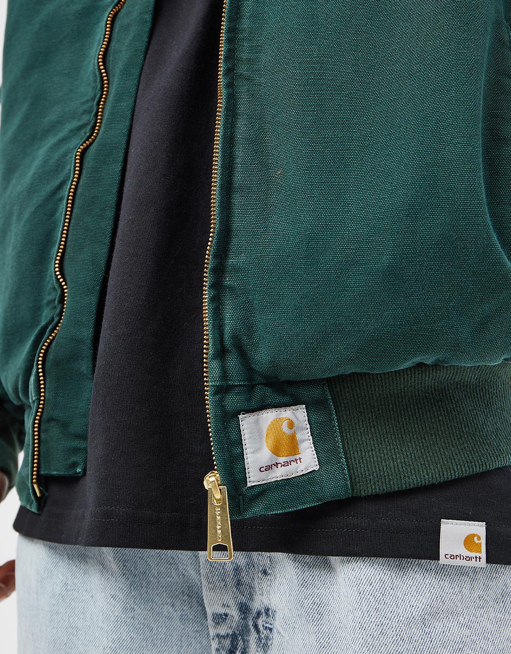 Carhartt WIP OG Santa Fe Jacket - Dark Cedar/Black (Aged Canvas)