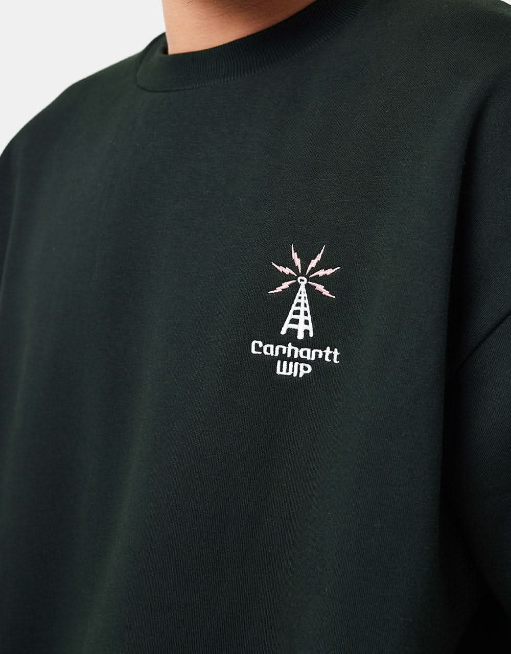 Carhartt WIP Connect Sweatshirt - Dark Cedar