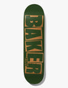 Baker Hawk Brand Name Skateboard Deck - 8.5"