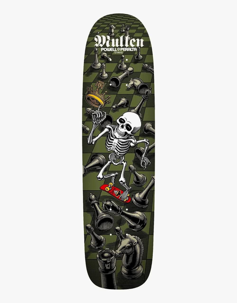 Powell Peralta Mullen Bones Brigade Series 13 Reissue Skateboard Deck - 7.4"