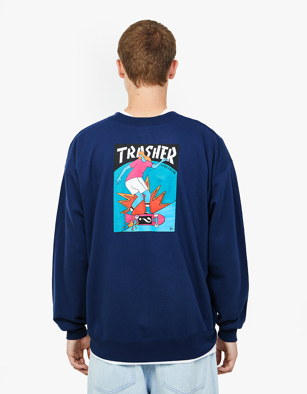 Thrasher x Parra Trasher Hurricane Crew - Navy