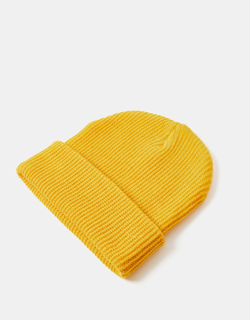 Route One Recycled Fisherman Beanie - Mustard